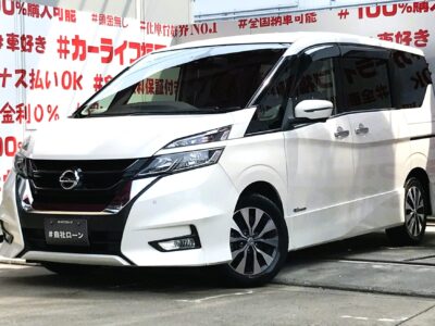 SERENA　セレナ　ハイウェイスターS-HYBRID　🌈ミニバントップクラスの荷室の広さを誇る27セレナ🚗純正SDナビ🗾クルーズコントロール🚗オートパイロット✨アラウンドビューモニター📷快適装備・安全装備すべてが魅力的です😊S-HYBRIDでJC08モード17.2ｋｍ/ｌの低燃費も実現🍃シートアレンジも自由自在のスマートマルチセンターシート💺車検2年付🌈福岡店専用HPでも在庫確認可能‼✨【carlifegroup.fukuoka.jp/】で検索🕵️‍♂️
