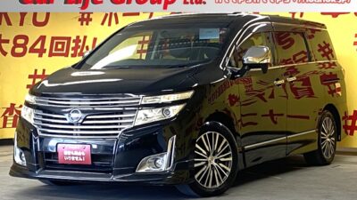 ELGRAND エルグランド 250ハイウェイスター 【サンルーフ】ALPINEHDDナビ🗾CD・DVD💿Bluetooth📱🎶フルセグTV内蔵型📺走行中映像視聴可能👀純正後席フリップダウンモニター📺後席独立のWエアコン🌀強い日差しもカットできるサンシェードなど過ごしやすい空間🍀😊両側パワースライドドアー・パワーバックドアー付🚪女性でも楽々開閉🚪HIDヘッドライト&フォグランプで夜間の明るさも確保💡🌈車検2年付🌈🌛TOKYO店専用HPにて更新中❗ carlifegroup.tokyo.jpで検索🕵️♂️🌛