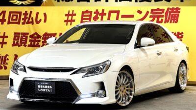 MARK X マークX 250G リラックスセレクション【カスタム】【総合評価優良車】【車検2年付】前後バンパーGs仕様❗車高調&カールソン19インチアルミホイールのカスタム車両🚗トヨタ純正HDDナビ🗾地デジフルセグTV📺DVD📀Bluetoothとエンタメも充実😆 ✨前席パワーシート&シートカバー&ETCと装備もバッチリ✨スマートキー&プッシュスタートでエンジン楽々スタート!  🌛TOKYO店専用HPにて更新中❗ carlifegroup.tokyo.jpで検索🕵️♂️🌛《1年保証付》