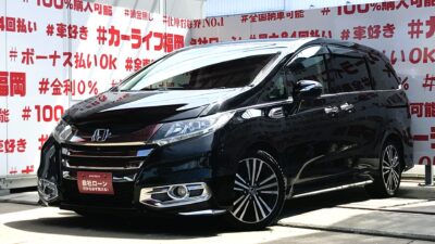 ODYSSEY オデッセイ アブソルートEX 🌈最上級グレード 純正インターナビ🗾地デジフルセグTV📺後席フリップダウンモニター🖥️オットマン付きキャプテンシート💺左右電動スライドドアで室内快適👌LEDヘッドライト/オートライト✨全方位カメラ📷ビルトインETC🚗クルーズコントロール装備で運転も快適😊車検2年付🌈🚗福岡店専用HPでも在庫確認可能‼✨ 【carlifegroup.fukuoka.jp/】で検索