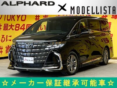 ALPHRD　アルファードHV　Z　　＂現行型４０アルファード・ハイブリッドタイプ＂💎フル装備・MODELLISTAエアロパーツセット（REGAL　DIGNITY　STYLE）💎大画面１４インチディスプレイオーディオ🎶大解放の左右独立ムーンルーフ🌞パノラミックビューモニター搭載全周囲もバッチリ確認ＯＫ📹人気装備品・ドライブレコーダー内蔵デジタルインナーミラー😎後方確認も視界ＯＫ😲両側パワースライド・リアパワーゲート・ユニバーサルステップ付のフル電動機能👆高級感を最高に演出・黒革シート/エグゼクティブパワーシート💺大空間の高級サルーンミニバン💎ＷＬＴＣモード燃費１７．７ｋｍ/Ｌ
