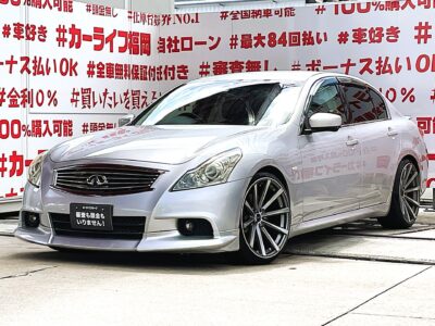 SKYLINE　スカイライン　250GTタイプＳ　＂後期型＂【カスタム】💎月々３０，４００円～ＯＫ💎人気ホイールBRAVO RACING２０インチAW装着済み💎✨＂V６エンジン搭載🔥最大トルク４８００/ｒｐｍのローフォルムミドルスポーツセダン＂💎フロントハーフエアロ＆ＲＳ★Ｒローダウンスプリング・柿本マフラー装着済🔥純正ＨＤＤナビ🗾ＤＶＤ💿Ｂｌｕｅｔｏｏｔｈ🎶📱📞地デジフルセグＴＶ内蔵型📺ハーフレザーシート＆パワーシート装備💺🌈車検２年付🚗福岡店専用HPでも在庫確認可能‼✨ 【carlifegroup.fukuoka.jp/】で検索🕵️‍♂️