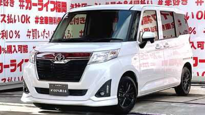 ROOMY ルーミー XS 💎コンパクトハイトワゴン・令和2年式・走行4万km台💎月々3万円台~OK💎フロントハーフエアロ装着車💎純正SDナビ🗾CD📀Bluetooth🎶📞フルセグTV内蔵型📺走行中映像視聴可能🌞両側スライド左側パワースライドドアー・プッシュボタン付きで開閉楽々🚪衝突回避支援システム・スマートアシストⅢ搭載🌈LEDフォグランプで夜間の視野性もバッチリ💡✨車検2年付✨🚗福岡店専用HPでも在庫確認可能‼✨ 【carlifegroup.fukuoka.jp/】で検索🕵️♂️