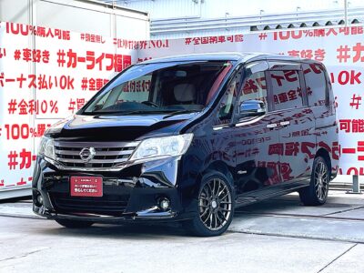SERENA　セレナ　20G　S-HYBRID　✨低価格ミニバン・月々１万円台～ＯＫ😲装備充実車両🚩純正メーカーナビ🗾ＤＶＤ💿Ｂｌｕｅｔｏｏｔｈ🎶📞フルセグＴＶ内蔵型📺走行中映像視聴可能👀🚥アルパインフリップダウンモニター付📺両側パワースライドドアー・Ｗエアコンでリアシートも快適空間🌸💡アラウンドビューモニター付きで全周囲の視界確保📹クルーズコントロールで楽々高速走行ＯＫ👆🚗福岡店専用HPでも在庫確認可能‼✨ 【carlifegroup.fukuoka.jp/】で検索🕵️‍♂️