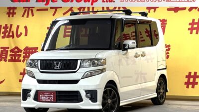 N-BOX カスタム モデューロXG ターボパッケージ【カスタム】【フルエアロ】当店初入庫✨幅広い世代から人気の"Nシリーズ・ハイトワゴン入庫✨ターボ車で高速道路もスイスイ走ります🚗HIDヘッドライト🤩両側パワースライドドアで乗り降りラクラク、荷物の出し入れラクチン😊ルーフキャリア装備🔦走行も楽しくパドルシフト付🌜TOKYO店専用HPにて更新中❗ carlifegroup.tokyo.jpで検索🕵️♂️🌛《1年保証付》