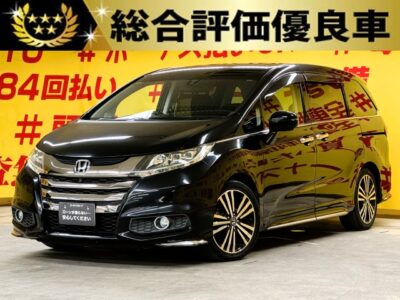 ODYSSEY　オデッセイ　アブソルートEX　【総合評価優良車】👑最上級グレード👑装備も充実した上質な室内空間の上級ミニバン👑純正インターナビ🗾地デジフルセグTV📺全方位カメラ📷ビルトインETC🚗クルーズコントロール装備で運転も快適💡２列目はオットマン付きキャプテンシートでラグジュアリーな車内🌈3列目床下格納シートでお荷物もたくさん載ります📦ファミリー様にも人気の上級ミニバン🤩👌月々３万円台～😆🌛TOKYO店専用HPにて更新中❗ carlifegroup.tokyo.jpで検索🕵️‍♂️🌛《1年保証付》