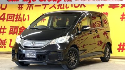 FREED HV　フリードハイブリッド 　ジャストセレクション　6人乗り　ファミリー層に大人気のコンパクトサイズのスライドドアタイプ👨‍👩‍👧‍👦　ホンダ純正メモリーナビ🎶地デジフルセグTV＆DVD📺📀走行中視聴可能😆　バック駐車時に安心・安全のバックカメラ！　高速道路で大活躍なクルーズコントロール&ETC装備😊　夜間でも明るいHIDヘッドライト🔦　🌛TOKYO店専用HPにて更新中❗ carlifegroup.tokyo.jpで検索🕵️‍♂️🌛《1年保証付》