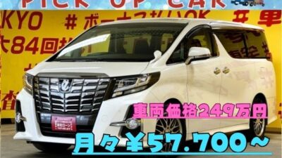 ALPHRD アルファード 250S 【総合評価優良車】 ✨ワンオーナー✨ 8人乗りモデル! トヨタ純正SDナビ🗾ワンセグTV📺Bluetoothオーディオでスマホから音楽再生🎶 駐車時に安心のクリアランスソナー&バックカメラ👀 荷物の出し入れなど便利な両側スライドドア!左側電動スライドドア😊 ✨車検2年付✨ 🌜TOKYO店専用HPにて更新中❗ carlifegroup.tokyo.jpで検索🕵️♂️🌛《1年保証付》