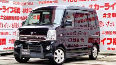 EVERY 　エブリィワゴン　PZターボ スペシャル ハイルーフ【4WD】　＂最上級グレード＂６４型ワゴンタイプ再入庫＂走行距離７万キロ台💎両側パワースライドドア🚪で乗り降り楽々🎶運転席シートヒーター🔥左側電動サイドステップ付✨荷室内キャリア付で収納スペース確保💎エクリプスメモリーナビ🗾ＣＤ💿📞ワンセグＴＶ内蔵型📺走行中映像視聴可能👀ターボ車で快速走行・カタログ燃費ＪＣ０８モード１４．４ｋｍ／Ｌ🍃ベンチシートタイプ💺🌈納車時新品タイヤ装着🚗福岡店専用HPでも在庫確認可能‼✨ 【carlifegroup.fukuoka.jp/】で検索🕵️‍♂️