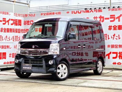EVERY 　エブリィワゴン　PZターボ スペシャル　＂最上級グレード＂６４型ワゴンタイプ再入庫＂走行距離７万キロ台💎両側パワースライドドア🚪で乗り降り楽々🎶運転席シートヒーター🔥左側電動サイドステップ付✨荷室内キャリア付で収納スペース確保💎エクリプスメモリーナビ🗾ＣＤ💿📞ワンセグＴＶ内蔵型📺走行中映像視聴可能👀ターボ車で快速走行・カタログ燃費ＪＣ０８モード１４．４ｋｍ／Ｌ🍃ベンチシートタイプ💺🌈納車時新品タイヤ装着🚗福岡店専用HPでも在庫確認可能‼✨ 【carlifegroup.fukuoka.jp/】で検索🕵️‍♂️