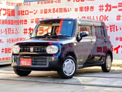 ALTO LAPIN　アルトラパン　G　【ユーザー買取車】＂月々１１，４００円～ＯＫ＂カワイイ軽自動車ラパン🌈クラリオンＨＤＤナビ🗾ＤＶＤ📀ミュージックサーバー💾地デジワンセグＴＶ📺プッシュエンジンスタート🔘スマートキーで簡単操作👆ブラウンカラーのベンチシートタイプ💺女性でも運転しやすいサイズ感✨🚗福岡店専用HPでも在庫確認可能‼✨ 【carlifegroup.fukuoka.jp/】で検索🕵️‍♂️
