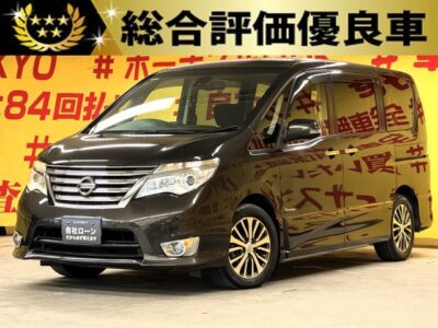 SERENA セレナ　ハイウェイスター S-HYBRID　アドバンスドセーフティーパッケージ　【総合評価優良車】【後期型】✨純正SDナビ🗾DVD💿Bluetooth🎶📞地デジフルセグTV📺バックカメラ付き✨アラウンドビューモニター付きで全方位視野確認可能😊高速道路で大活躍💡クルーズコントロール＆ETC装備🎉両側パワースライドドアは楽々ワンタッチボタン開閉式🎶最新の安全装備多数🚨エマージェンシーブレーキ＆車線逸脱警報装置がついてます😍👌マルチセンターシートで様々なシートアレンジが楽しめます😆2列目3列目はシートバックテーブル付き✨車検２年付🎉月々２万円台～OK👌🌛TOKYO店専用HPにて更新中❗ carlifegroup.tokyo.jpで検索🕵️‍♂️🌛《1年保証》