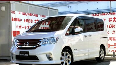 SERENA　セレナ　ハイウェスターS-HV　Vセレクション　【特別仕様車】　✨低価格ハイブリッドミニバン✨特別仕様車Vセレクション・月々24,100円～OK👌純正SDナビ🗾地デジフルセグTV内蔵型📺CD・DVD再生可能📀駐車も安心バックカメラ📷高速道路も楽々走行クルーズコントロール付🚗両側パワースライドドア装備で乗降も楽チン🚪🌈福岡店専用HPでも在庫確認可能‼✨【carlifegroup.fukuoka.jp】で検索🕵️‍♂️