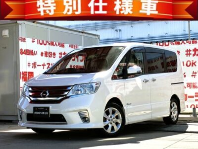 SERENA　セレナ　ハイウェスターS-HV　Vセレクション　【特別仕様車】　✨低価格ハイブリッドミニバン✨特別仕様車Vセレクション・月々24,100円～OK👌純正SDナビ🗾地デジフルセグTV内蔵型📺CD・DVD再生可能📀駐車も安心バックカメラ📷高速道路も楽々走行クルーズコントロール付🚗両側パワースライドドア装備で乗降も楽チン🚪🌈福岡店専用HPでも在庫確認可能‼✨【carlifegroup.fukuoka.jp】で検索🕵️‍♂️