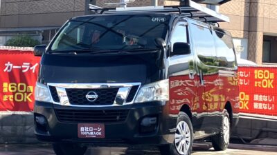 NV350　キャラバン　DX　EXパック　《ワンオーナー》　個人事業主様必見の商用VAN🚚　荷室は二重フロア構造で機材や木材を床下に収納も可能です📦　Bluetoothオーディオ接続やフルセグTV・DVD視聴可能です🎵　ルーフキャリアも付いていてお仕事にも便利ですね👌　🌜大阪店専用HPも要チェック❗carlifegroup.jp で検索🕵️‍♂️　Instagram・Twitter・TikTokも随時更新中❗❗🌛《1年保証付》