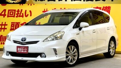 PRIUSα プリウスα S 【総合評価優良車】💎人気オプション🎉モデリスタフルハーフエアロ装着💎 カロッツェリアサイバーナビ🗾DVD💿Bluetooth🎶フルセグTV内蔵型📺 フリップダウンモニター付き🎶駐車時にも安心のバックカメラ付👀JC08モード26.2km/L🍃のカタログ燃費は魅力的⛽✨2列目シート倒せば広いラゲッジスペースで大きな荷物も積み込み可能📦 🌜TOKYO店専用HPにて更新中❗ carlifegroup.tokyo.jpで検索🕵️♂️🌛《1年保証付》