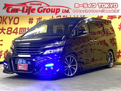 VELLFIRE　ヴェルファイア　2.4Z　【カスタム】【車検2年付】💎AFFECTIONフルエアロ＆リアスポイラー💎AFFECTION4本出しマフラー✨ＬＥＤフォグランプがばっちり決まった１台💎RS-Rダウンサス・20インチAW✨後席＆バイザーモニター✨🌈純正ＨＤＤナビ🗾ＤＶＤ📀Ｂｌｕｅｔｏｏｔｈ🎶📞地デジＴＶ内蔵型📺👀両側パワースライドドアータイプ・楽々開閉✨🌈車検2年付🌛TOKYO店専用HPにて更新中❗ carlifegroup.tokyo.jpで検索🕵️‍♂️🌛　《1年保証》