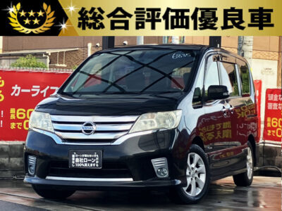 セレナ　ハイウェイスター　S-HV　【総合評価優良車】　ミニバン💨×ハイブリッド🍃　フルセグTV・DVD視聴可のナビでBluetoothオーディオも接続可能🎵　後席はシートバックテーブル、サンシェード、Wエアコンなど快適にお乗りいただけます😍　バックカメラ搭載で駐停車も安心です😄　ワンタッチの両側パワースライドドアでドアの開閉も楽々可能です💎　🌜大阪店専用HPも要チェック❗carlifegroup.jp で検索🕵️‍♂️　Instagram・Twitter・TikTokも随時更新中❗❗🌛《1年保証付》