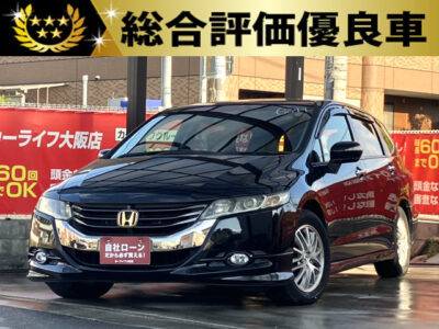 オデッセイ　Mエアロパッケージ 　バックカメラ・サイドカメラ・アラウンドビュー搭載で駐車が苦手な方も安心😮‍💨👌　スタイリッシュで上質感あふれる低床ミニバン💎　家族にも人気の3列シートタイプでゆったり空間💫　　🌜大阪店専用HPも要チェック❗carlifegroup.jp で検索🕵️‍♂️　Instagram・Twitter・TikTokも随時更新中❗❗🌛《1年保証付》