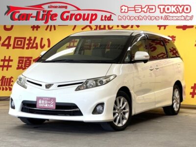 ESTIMA　エスティマ　アエラス　【中期】　純正SDナビ👍Bluetoothオーディオ機能付き🔥ＤＶＤ＆ワンセグ視聴可能🎶バックカメラで駐車も楽々🚗左側パワースライドドアで乗り降りや荷物の積み下ろしも楽々😁ゆったり快適2列目オットマン付きキャプテンシート😆荷室も広々3列目床下収納シート✨🌛TOKYO店専用HPにて更新中❗ carlifegroup.tokyo.jpで検索🕵️‍♂️🌛《1年保証付》