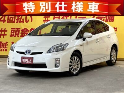 PRIUS　プリウス　Ｓ　LEDエディション　【特別仕様車】【車検２年付】　💎特別仕様車・ＬＥＤヘッドライトタイプ🔦💎　純正HDDナビ🗾地デジフルセグTV📺DVD📀Bluetoothオーディオでスマホから音楽再生可能🎶📱燃費性能抜群のハイブリッドセダン・ＪＣ０８モード燃費３０．４ｋｍ／Ｌ🌿バックカメラ付きで安心駐車🚗✨ビルドインETCなので見た目もすっきり&高速道路での乗り降り楽々🌈🌛TOKYO店専用HPにて更新中❗ carlifegroup.tokyo.jpで検索🕵️‍♂️🌛《1年保証》