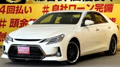 MARK X　マークX 　250G リラックスセレクションブラックリミテッド【特別仕様車】【総合評価優良車】【カスタム】【車検2年付】低走行８万キロ台の大人気👑G‘ｓ仕様カスタムドレスアップ車入庫しました👑G‘ｓ仕様フロント&リアバンパー装着✨　純正SDナビ🗾駐車時安心のバックカメラ付👀高速走行も楽々のビルドインETC付き✨プッシュスタート&スマートキー🔑前席パワーシート💺夜間でも明るいＨＩＤヘッドライト🌞オートエアコン&左右の席で温度の調整が出来るデュアルエアコン付き😎リラックスセレクションならではの快適装備多数👌🌛TOKYO店専用HPにて更新中❗ carlifegroup.tokyo.jpで検索🕵️‍♂️🌛《1年保証付》