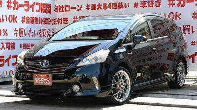 PRIUSα プリウスα S Lセレクション【カスタム】💎モデリスタハーフ3点エアロ&社外18インチAW装着済💎"燃費重視のステーションワゴンタイプハイブリッド車"大容量のラゲッジスペース🧳純正HDDナビ🗾DVD📀Bluetooth🎶📱📞フルセグTV内蔵型📺走行中映像視聴可能👀📌カタログ燃費JC08モード26.2km/L🍃リアシートもリクライニング可能💺車検2年付🌈🚗福岡店専用HPでも在庫確認可能‼✨ 【carlifegroup.fukuoka.jp/】で検索🕵️♂️