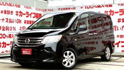 SERENA セレナ 20S ✨ミディアムクラスミニバン・セレナのスタンダードモデル✨5ナンバーサイズ🍃月々1万円台から支払いOKです👌3列シート・ウォークスルー💺左右スライド左電動ドア装備🚪純正HDDナビ🗾地デジフルセグTV内蔵型📺CD・DVD視聴可📀Bluetooth接続OK🎶バックカメラ付きで駐車も安心です📷車検2年付🌈🚗福岡店専用HPでも在庫確認可能‼【carlifegroup.fukuoka.jp/】で検索🕵️♂️