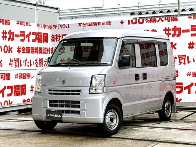 EVERY　エブリイ　PCハイルーフ　＂軽貨物タイプ人気Ｎｏ.1スズキのエブリィ😊走行２万ｋｍ台😲🌈＂事業用ナンバー登録可能＂リアフラットで大量の🧳積み込みもＯＫ！！人気グレード・パワステ・パワーウィンドウ・キーレス装備💎📱ＣＡＲＰＬＡＹ対応アンドロイドナビ🗾装着プランあります👆ワンオーナー車😊🌈🚗福岡店専用HPでも在庫確認可能‼✨ 【carlifegroup.fukuoka.jp】で検索