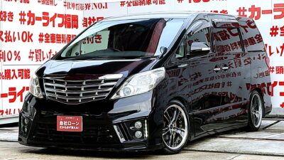 ALPHARD アルファード 350S【カスタム】💎人気ホイール・マーベリック１９インチAW＆タナベ車高調ローダウン済でお決まりのローフォルムミニバン💎社外エアロ・メッキグリルでフロントフェイスもスポーツチックに🔥💺両側パワースライドドア付きで乗り降り楽々🚪アルパインHDDナビ🗾ＤＶＤ💿フルセグＴＶ内蔵型📺走行中映像視聴可能👀アルパインウーファー装備・厚みのある重低音サウンド🎶🌈ワンオーナー車🌈🚗福岡店専用HPでも在庫確認可能‼✨【carlifegroup.fukuoka.jp/】で検索🕵️‍♂️