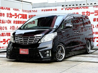 ALPHARD アルファード 350S【カスタム】💎人気ホイール・マーベリック１９インチAW＆タナベ車高調ローダウン済でお決まりのローフォルムミニバン💎社外エアロ・メッキグリルでフロントフェイスもスポーツチックに🔥💺両側パワースライドドア付きで乗り降り楽々🚪アルパインHDDナビ🗾ＤＶＤ💿フルセグＴＶ内蔵型📺走行中映像視聴可能👀アルパインウーファー装備・厚みのある重低音サウンド🎶🌈ワンオーナー車🌈🚗福岡店専用HPでも在庫確認可能‼✨【carlifegroup.fukuoka.jp/】で検索🕵️‍♂️