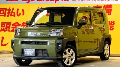 TAFT　タフト　G　めずらしいボディカラー👀✨令和４年式の高年式👀❗🌈✨低走行✨４３０００Ｋｍ台😍✨タフト大好評につき再入庫しました❗😁✨🔥人気装備標スカイフィールトップで解放感抜群🌞カロッツェリアメモリーナビ🗾地デジフルセグ🌈✨📱Ｂｌｕｅｔｏｏｔｈ対応📞駐車も楽々のバックカメラ搭載📹初心者🔰でも運転に自信がない方でも安心して運転ができます✨😁👌最新式・ＬＥＤヘッドライト💡ＬＥＤフォグ💎オートＨｉで夜間走行も安心💟全車スマートアシスト機能を標準装備👆アメニティが充実✨きっと大満足頂ける特別な１台✨🌈現車をぜひ１度、見にご来店してください👀🚗内外装程度良好✨💎TOKYO店専用HPにて更新中❗ carlifegroup.tokyo.jpで検索🕵️‍♂️🌛《1年保証》