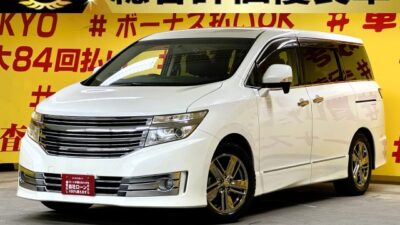 ELGRAND エルグランド ライダー 【4WD】【特別仕様車】【総合評価優良車】【車検2年付】👑黒本革シート👑4WDで雪道や悪路でも安定した走行ができて安心です✨ライダーならではのインパクトのあるフロントマスク✨オーテック18インチスタッドレスAW装着✨純正HDDナビ🗾CD・DVD・Bluetooth💿📱🎶フルセグTV内蔵型📺後席はオットマン付きキャプテンシート・両側パワースライドドア・Wエアコン・純正フリップダウンモニター付で快適👩👧👦👍助手席オットマン機能付👌前後ドライブレコーダー付きで安心走行🚗✨TOKYO店専用HPにて更新中❗ carlifegroup.tokyo.jpで検索🕵️♂️🌛《1年保証付》