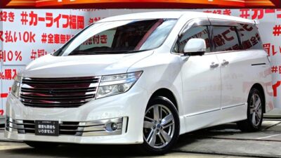 ELGRAND　エルグランド　ライダー黒クロスシート仕様マニュアルシート　【特別仕様車】　　純正ＨＤＤナビ🗾ＤＶＤ💿Ｂｌｕｅｔｏｏｔｈ🎶📱📞フルセグＴＶ内蔵型📺走行中映像視聴可能👀両側パワースライドドア🚪乗降楽々✨純正電動フリップダウンモニター付でリアのエンタメも充実👀✨アラウンドビューモニター付🎦楽々駐車・車庫入れ🚗８人乗りハーフレザーシートタイプ💺リアサイドシェード付でプライバシー・ＵＶ効果もバッチリ🌞ＨＩＤヘッドライト＆ＬＥＤフォグランプ付で夜間視野確保🔦車検２年付🚗福岡店専用HPでも在庫確認可能‼✨ 【carlifegroup.fukuoka.jp/】で検索🕵️‍♂️