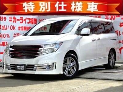 ELGRAND　エルグランド　ライダー黒クロスシート仕様マニュアルシート　【特別仕様車】　　純正ＨＤＤナビ🗾ＤＶＤ💿Ｂｌｕｅｔｏｏｔｈ🎶📱📞フルセグＴＶ内蔵型📺走行中映像視聴可能👀両側パワースライドドア🚪乗降楽々✨純正電動フリップダウンモニター付でリアのエンタメも充実👀✨アラウンドビューモニター付🎦楽々駐車・車庫入れ🚗８人乗りハーフレザーシートタイプ💺リアサイドシェード付でプライバシー・ＵＶ効果もバッチリ🌞ＨＩＤヘッドライト＆ＬＥＤフォグランプ付で夜間視野確保🔦車検２年付🚗福岡店専用HPでも在庫確認可能‼✨ 【carlifegroup.fukuoka.jp/】で検索🕵️‍♂️
