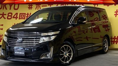 ELGRAND エルグランド 250ハイウェイスター アーバンクロム【特別仕様車】【4WD】【車検2年付】社外17インチスタッドレスタイヤ🛞純正HDDナビ🗾アラウンドビューモニター✨CD・DVD💿Bluetooth📱🎶フルセグTV内蔵型📺走行中映像視聴可能👀高級感溢れるハーフレザーシート📺後席独立のWエアコン🌀強い日差しもカットできるサンシェードなど過ごしやすい空間🍀😊両側パワースライドドア🚪HIDヘッドライト&フォグランプで夜間の明るさも確保💡人気の100V電源付🌛TOKYO店専用HPにて更新中❗ carlifegroup.tokyo.jpで検索🕵️♂️1年保証付🌛