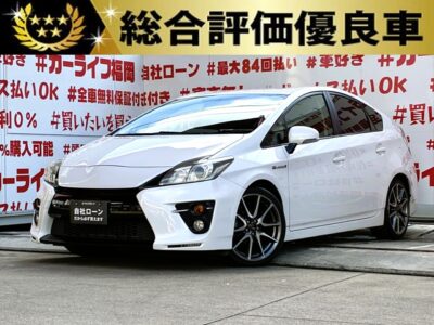 PRIUS　プリウス　SツーリングセレクションG’s【特別仕様車】【総合評価優良車】💎燃費のプリウスに専用内外装パーツを施したG’s再入庫💎純正SDナビ🗾DVD・CD再生可能📀Bluetooth🎵フルセグTV内蔵型📺高速道路で遠出もラクラクＥＴＣ装備🚗夜間の走行も安心HIDヘッドライト＆LEDフォグライト🌟純正18インチホイール🌈福岡店専用HPでも在庫確認可能‼✨ 【carlifegroup.fukuoka.jp/】で検索🕵️‍♂️