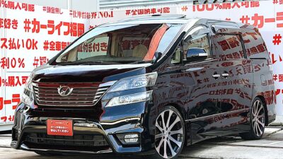 VELLFIRE　ヴェルファイア　3.5Ｚ　Ｇエディション【カスタム】＂人気上級グレードの２８０ＰＳハイパワータイプ🔥ツインムーンルーフ装備車🌞💎タナベ製ローダウンスプリング＆ヴェネルディ２０インチAW装着済💎イクリプス9インチナビ🗾ＤＶＤ📀Ｂｌｕｅｔｏｏｔｈ📱📞🎶フルセグＴＶ内蔵型📺走行中映像視聴可能👀リアエグゼクティブパワーシート＆フリップダウンモニター付で快適クルーズ走行💺📢楽々開閉・両側パワースライドドアー＆パワーバックドア装備😲高速もクルーズコントロール付きで楽々走行🚗納車時新品タイヤ装着🌈車検２年付🌈🚗福岡店専用HPでも在庫確認可能‼✨ 【carlifegroup.fukuoka.jp/】で検索🕵️‍♂️