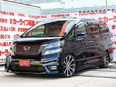 VELLFIRE　ヴェルファイア　3.5Ｚ　Ｇエディション【カスタム】＂人気上級グレードの２８０ＰＳハイパワータイプ🔥ツインムーンルーフ装備車🌞💎タナベ製ローダウンスプリング＆ヴェネルディ２０インチAW装着済💎イクリプス9インチナビ🗾ＤＶＤ📀Ｂｌｕｅｔｏｏｔｈ📱📞🎶フルセグＴＶ内蔵型📺走行中映像視聴可能👀リアエグゼクティブパワーシート＆フリップダウンモニター付で快適クルーズ走行💺📢楽々開閉・両側パワースライドドアー＆パワーバックドア装備😲高速もクルーズコントロール付きで楽々走行🚗納車時新品タイヤ装着🌈車検２年付🌈🚗福岡店専用HPでも在庫確認可能‼✨ 【carlifegroup.fukuoka.jp/】で検索🕵️‍♂️