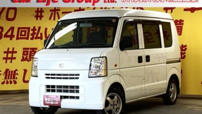 EVERY　エブリィ　PC　【４WD】【車検２年付】【ハイルーフ】新品スタッドレスタイヤ✨大人気のエブリイ✨　🚗事業用ナンバー登録可能🌛　🤗配送業者さん必見の軽バン🚚🔥お荷物たくさん積めます！✨ヘッドライトの角度が調整できるヘッドライトレベライザー機能付きで昼夜問わず大活躍間違いなし🌞　配送業者には欠かせられないお仕事の相棒にピッタリ😆✨🐈‍⬛集中ドアロック・パワステ🛞🌛TOKYO店専用HPにて更新中❗ carlifegroup.tokyo.jpで検索🕵️‍♂️🌛《1年保証》　