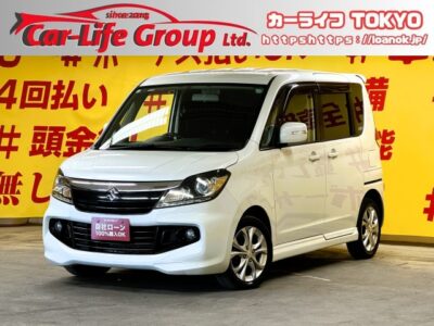 SOLIO　BANDIT　ソリオ　バンディット　ベースグレード【車検2年付】カロッツエリアHDDナビ🗾Bluetooth機能・地デジフルセグ・バックカメラ📺両側電動スライドドア✨🚗HIDヘッドライト＆フォグランプで夜間快適🌙スマートキー＆プッシュスタート🌜TOKYO店専用HPにて更新中❗ carlifegroup.tokyo.jpで検索🕵️‍♂️🌛