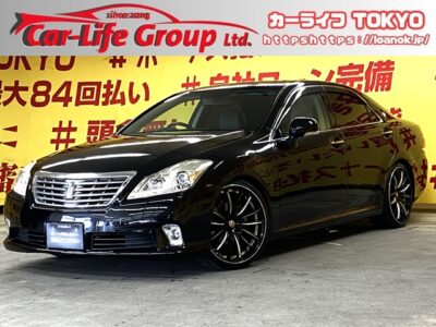 CROWN　クラウン　ロイヤルサルーンG 　【後期型】【カスタム】💎レイズ20インチAW＆社外車高調でルックス抜群💎純正マルチＨＤＤナビ🗾ＤＶＤ💿Ｂｌｕｅｔｏｏｔｈ🎶📱📞フルセグＴＶ内蔵型📺👀クルーズコントロール搭載＆ビルトインETCで高速道路も運転楽々🚗夜道でも安心HIDヘッドライト🌛TOKYO店専用HPにて更新中❗ carlifegroup.tokyo.jpで検索🕵️‍♂️🌛《1年保証付》