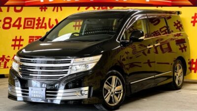 ELGRAND　エルグランド　ライダー　黒本革シート マニュアルシート　【特別仕様車】【車検2年付】純正ＨＤＤナビ🗾ＤＶＤ📀Ｂｌｕｅｔｏｏｔｈ🎶📞フルセグＴＶ内蔵型📺走行中映像視聴可能👀７人乗り黒本革シート＆助手席・2列目オットマン付きキャプテンシート💺両側パワースライドドアでお子様連れでも乗り降り楽々👩‍🍼✨純正フリップダウンモニター搭載でエンタメ機能も抜群📣お子様も大喜び🤗リアサイドシェード付きでプライバシー＆ＵＶ対策ＯＫ🌞HIDヘッドライト&フォグで夜間走行時にも明るく安心🔦🌜TOKYO店専用HPにて更新中❗ carlifegroup.tokyo.jpで検索🕵️‍♂️🌛《1年保証付》