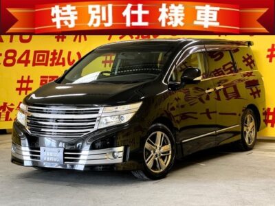 ELGRAND　エルグランド　ライダー　黒本革シート マニュアルシート　【特別仕様車】【車検2年付】純正ＨＤＤナビ🗾ＤＶＤ📀Ｂｌｕｅｔｏｏｔｈ🎶📞フルセグＴＶ内蔵型📺走行中映像視聴可能👀７人乗り黒本革シート＆助手席・2列目オットマン付きキャプテンシート💺両側パワースライドドアでお子様連れでも乗り降り楽々👩‍🍼✨純正フリップダウンモニター搭載でエンタメ機能も抜群📣お子様も大喜び🤗リアサイドシェード付きでプライバシー＆ＵＶ対策ＯＫ🌞HIDヘッドライト&フォグで夜間走行時にも明るく安心🔦🌜TOKYO店専用HPにて更新中❗ carlifegroup.tokyo.jpで検索🕵️‍♂️🌛《1年保証付》