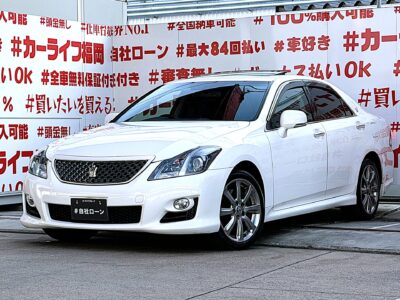 CROWN　クラウン　3.5アスリート ＂ハイパワー３１５ｐｓ・Ｖ６エンジン💎本革シート💺サンルーフ🌞純正マルチナビ🗾ＤＶＤ💿Ｂｌｕｅｔｏｏｔｈ🎶📞フルセグＴＶ内蔵型📺💺シートエアコン🌀＆全席シートヒーター装備🔥リアシートも電動リクライニング機能付で快適クルーズ💺フル純正装備品タイプの1台😲納車時新品タイヤ装着🌈車検２年付🌈🚗福岡店専用HPでも在庫確認可能‼✨【carlifegroup.fukuoka.jp】で検索🕵️‍♂️