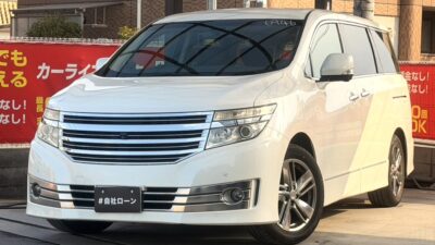 エルグランド　ライダー　黒本革シート　乗り心地抜群な日産高級ミニバン✨　全方位を映し出すアラウンドビューモニターで駐停車も安心💎　黒本革シートでキャプテンシート＆オットマン、助手席側オットマンも付いておりラグジュアリーな車内👑　ドライブレコーダー付きなのでもしもの時でも安心です🎥　🌜大阪店専用HPも要チェック❗carlifegroup.jp で検索🕵️‍♂️　Instagram・Twitter・TikTokも随時更新中❗❗🌛《1年保証付》