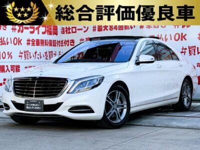 MERCEDES BENZ   メルセデスベンツ　Ｓ４００ハイブリッド【総合評価優良車】　🌈パノラマサンルーフ🌈👑本革パワーシート＆前席シートヒーター＆前席シートクーラー👑純正ナビ🗾ＤＶＤ💿Bluetooth🎶フルセグＴＶ内蔵型📺💎１２．３インチの大画面COMANDシステムであらゆる機能のセッティングが可能🔥３６０°カメラ付きで大型ボディの駐車も楽々📹ハイブリッドシステムで驚異の低燃費JC08モード：15.4ｋｍ/ｌ🍃メルセデスベンツ独自の自動追従型クルーズコントロール（ACC）付🚗高級感あふれるインテリア🎉🌜TOKYO店専用HPにて更新中❗ carlifegroup.tokyo.jpで検索🕵️‍♂️🌛《1年保証付》