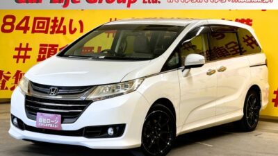 ODYSSEY　オデッセイ　G　👑8万キロ台👑　純正ナビ🗾地デジフルセグTV📺DVD📀Bluetooth🎶バックカメラ付きで駐車時の視認性抜群👀✨3列目シートを床下に収納できるので荷物もたくさん載ります👌レジャーやウィンタースポーツにも最適⛺ビルトインETC🚗＆クルーズコントロール装備で高速での運転も快適🚨LEDヘッドライト＆フォグランプで夜間の走行時も安心です💡利便性の高い人気のミニバン🤩👌🌛TOKYO店専用HPにて更新中❗ carlifegroup.tokyo.jpで検索🕵️‍♂️🌛《1年保証付》
