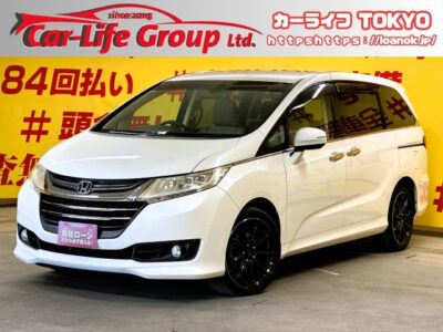 ODYSSEY　オデッセイ　G　【低走行】👑8万キロ台👑　純正ナビ🗾地デジフルセグTV📺DVD📀Bluetooth🎶バックカメラ付きで駐車時の視認性抜群👀✨3列目シートを床下に収納できるので荷物もたくさん載ります👌レジャーやウィンタースポーツにも最適⛺ビルトインETC🚗＆クルーズコントロール装備で高速での運転も快適🚨LEDヘッドライト＆フォグランプで夜間の走行時も安心です💡利便性の高い人気のミニバン🤩👌🌛TOKYO店専用HPにて更新中❗ carlifegroup.tokyo.jpで検索🕵️‍♂️🌛《1年保証付》