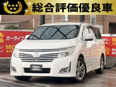 エルグランド　250　HWS　【総合評価優良車】　キャプテンシート&オットマンの7人乗りtype💺　両側パワースライドドアで乗り降りラクラク💫　後席フリップダウンモニター搭載でファミリー様にも嬉しいですね✨　ハーフレザーシートや助手席側オットマンなど高級感満載の1台です🔱　🌜大阪店専用HPも要チェック❗carlifegroup.jp で検索🕵️‍♂️　Instagram・Twitter・TikTokも随時更新中❗❗🌛《1年保証付》